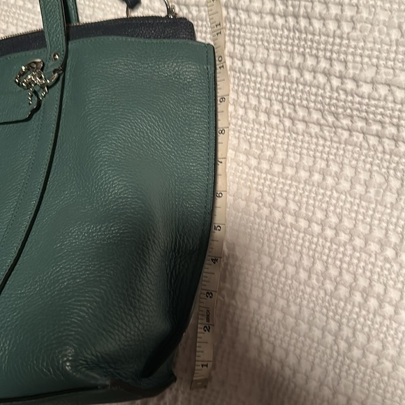 Coach Green Leather women’s tote Bag - Picture 10 of 10